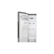 LG 606L Side by Side (mørkegrå) - Is og vand dispenser Energiklasse F Plumbing, Smart Diagnosis™, GSL360ICEZ