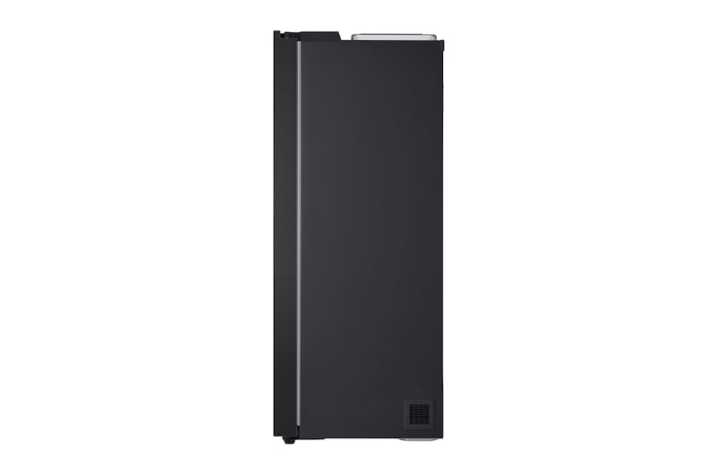 LG 638L Side by Side (Matte Black), Energiklasse E, Vand-/isdispenser med vandtilkobling, Smart Diagnosis™, GSLC40EPPE
