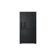 LG 638L Side by Side (Matte Black), Energiklasse E, Vand-/isdispenser med vandtilkobling, Smart Diagnosis™, GSLC40EPPE