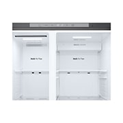 LG 638L Side by Side (Prime Silver), Energiklasse E, Vand-/isdispenser med vandtilkobling, Smart Diagnosis™, GSLC40PYPE