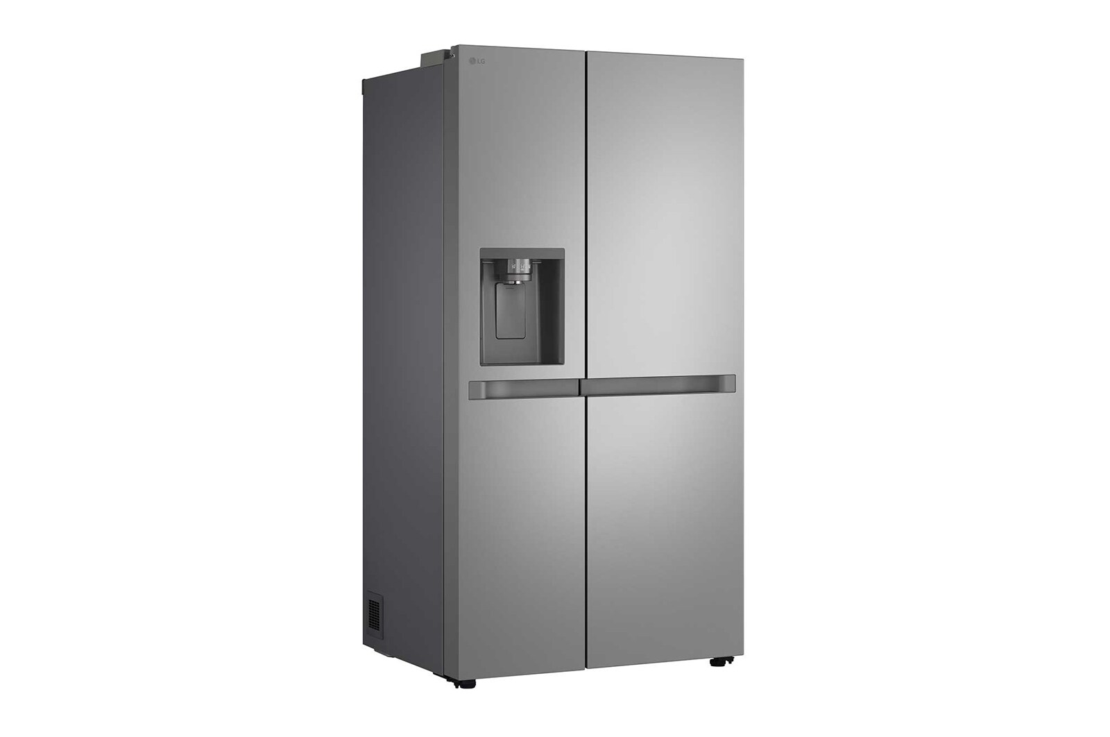 LG 641L Side by Side (Prime Silver), Energiklasse E, Vand-/isdispenser uden vandtilkobling, Smart Diagnosis™, GSLC41PYPE