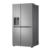 LG 641L Side by Side (Prime Silver), Energiklasse E, Vand-/isdispenser uden vandtilkobling, Smart Diagnosis™, GSLC41PYPE
