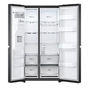 side view of a tilted monitor