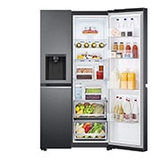 front view of the monitor with the stand down