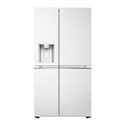 LG 635L Side by Side (Hvid), Is og vand dispenser, Energiklasse E, Vand-/isdispenser uden vandtilkobling, Smart Diagnosis™ med Wi-Fi, GSLV71SWTE