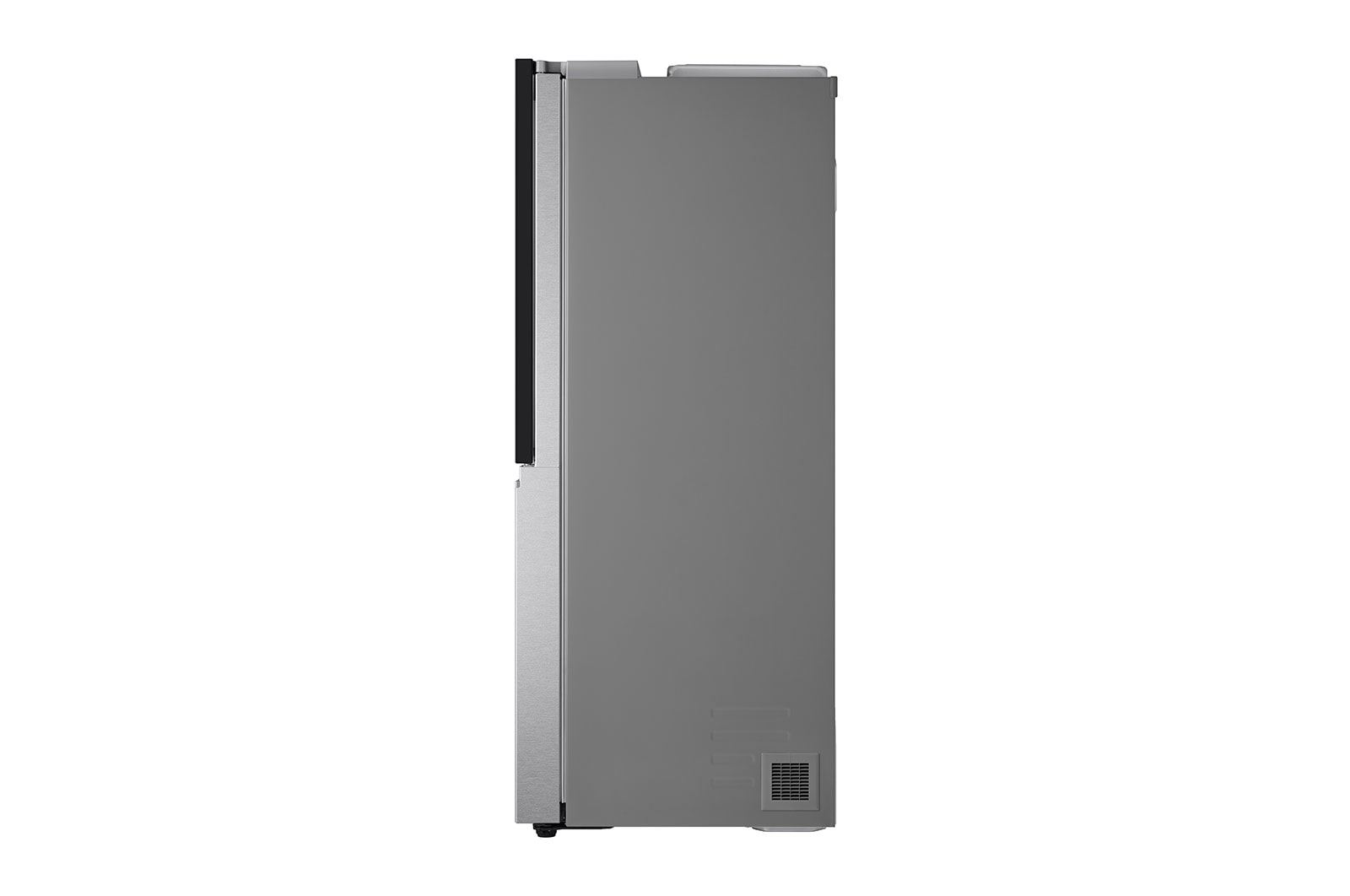 LG 635L InstaView Door in Door™ Side by Side (Metal Sorbet), Energiklasse E, Vand-/isdispenser uden vandtilkobling, Smart Diagnosis™ med Wi-Fi, GSXV91MBAE