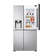 LG 635L InstaView Door in Door™ Side by Side (Metal Sorbet), Energiklasse F, Vand-/isdispenser uden vandtilkobling, Smart Diagnosis™ med Wi-Fi, GSXV91MBAF