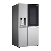 LG 635L InstaView Door in Door™ Side by Side (Metal Sorbet), Energiklasse F, Vand-/isdispenser uden vandtilkobling, Smart Diagnosis™ med Wi-Fi, GSXV91MBAF