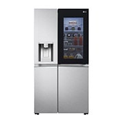 LG 635L InstaView Door in Door™ Side by Side (Metal Sorbet), Energiklasse F, Vand-/isdispenser uden vandtilkobling, Smart Diagnosis™ med Wi-Fi, GSXV91MBAF