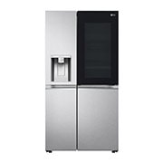 LG 635L InstaView Door in Door™ Side by Side (Metal Sorbet), Energiklasse F, Vand-/isdispenser uden vandtilkobling, Smart Diagnosis™ med Wi-Fi, GSXV91MBAF