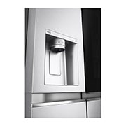 LG 635L InstaView Door in Door™ Side by Side (Metal Sorbet), Energiklasse F, Vand-/isdispenser uden vandtilkobling, Smart Diagnosis™ med Wi-Fi, GSXV91MBAF