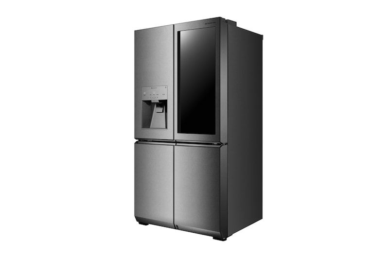 LG SIGNATURE - 643L InstaView Door™ in Door French Door (Noble Steel) Energy Class F, Vand-/isdispenser med vandtilkobling og Smart Diagnosis™ med Wi-Fi