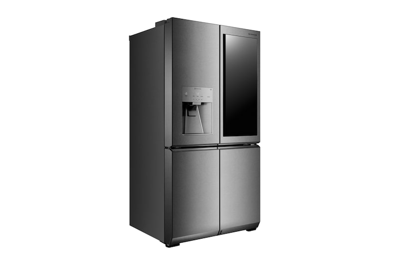 LG SIGNATURE - 643L InstaView Door™ in Door French Door (Noble Steel) Energy Class F, Vand-/isdispenser med vandtilkobling og Smart Diagnosis™ med Wi-Fi