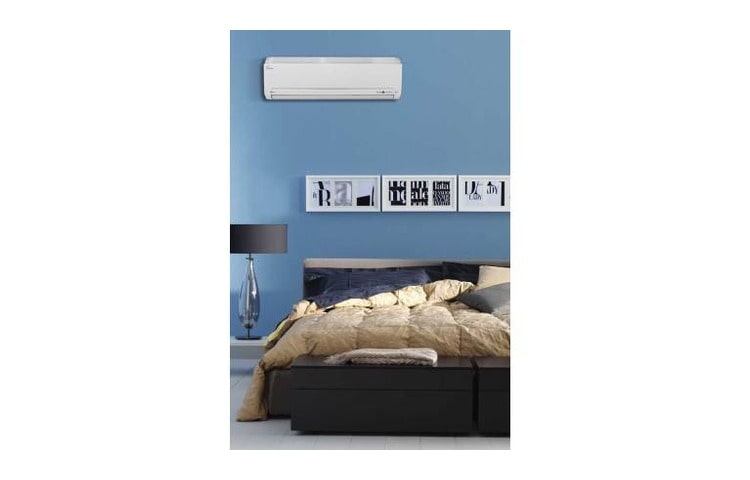 LG Luft/luft varmepumpe, varmekapacitet 5,5 kW, kølekapacitet 4,0 kW, COP 3,63, J12AW.NE1