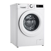 LG Slim 8 kg / 5 kg Kombineret vaskemaskine/tørretumbler(Hvid) - Steam, Energiklasse E, AI DD™, Smart Diagnosis™, 47,5 cm dyb, F2DV707S2W1