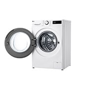 LG Slim 8 kg / 5 kg Kombineret vaskemaskine/tørretumbler(Hvid) - Steam, Energiklasse E, AI DD™, Smart Diagnosis™, 47,5 cm dyb, F2DV707S2W1