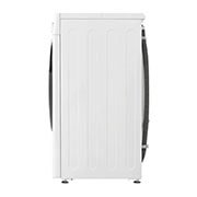 LG Slim 8 kg / 5 kg Kombineret vaskemaskine/tørretumbler(Hvid) - Steam, Energiklasse E, AI DD™, Smart Diagnosis™, 47,5 cm dyb, F2DV707S2W1