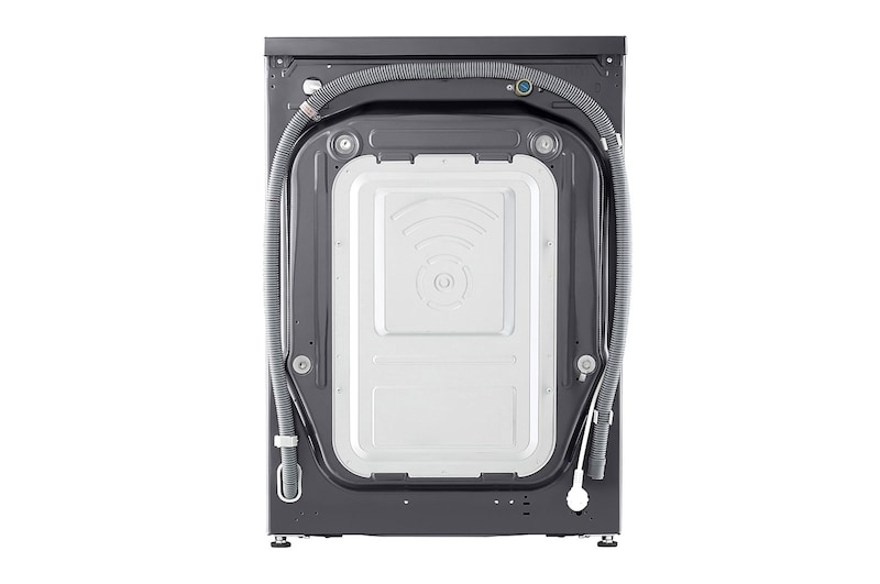 LG 10 kg / 6 kg Kombineret vaskemaskine/tørretumbler(Middle Black) - Steam, Energiklasse A/D, AI DD™, Smart Diagnosis™, F4Y5RRPYJ