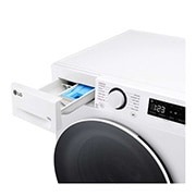 LG 10 kg Vaskemaskin(Hvid) - Steam, Energiklasse A, TurboWash360™, AI DD™, Smart Diagnosis™, F4Y5RYW0WY