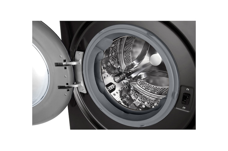 LG 11 kg Vaskemaskin(Sort) - Steam, Energiklasse A, TurboWash360™, AI DD™, Smart Diagnosis™ med Wi-Fi, FV94ENS2QN