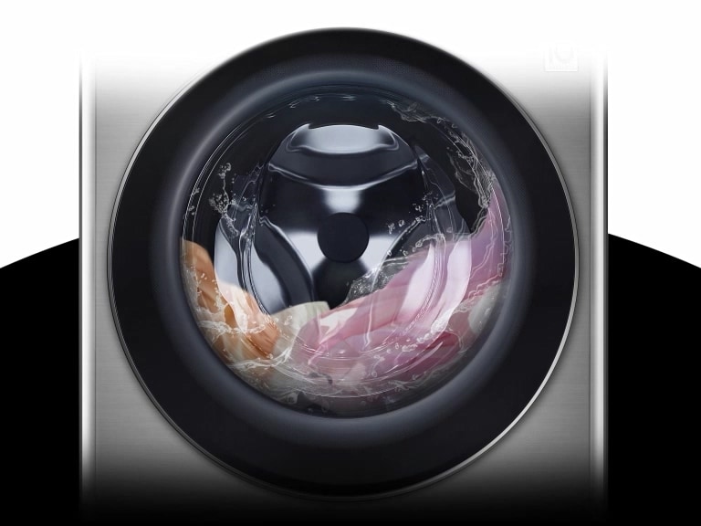 Vasketøjet vaskes i vaskemaskinen