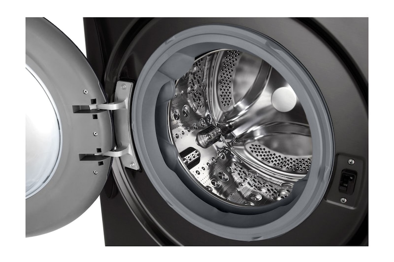 LG 11 kg / 6 kg Kombineret vaskemaskine/tørretumbler(Sort) - Steam, Energiklasse A/D, TurboWash™360, AI DD™, Smart Diagnosis™ med Wi-Fi, P4Y7ERPYZ