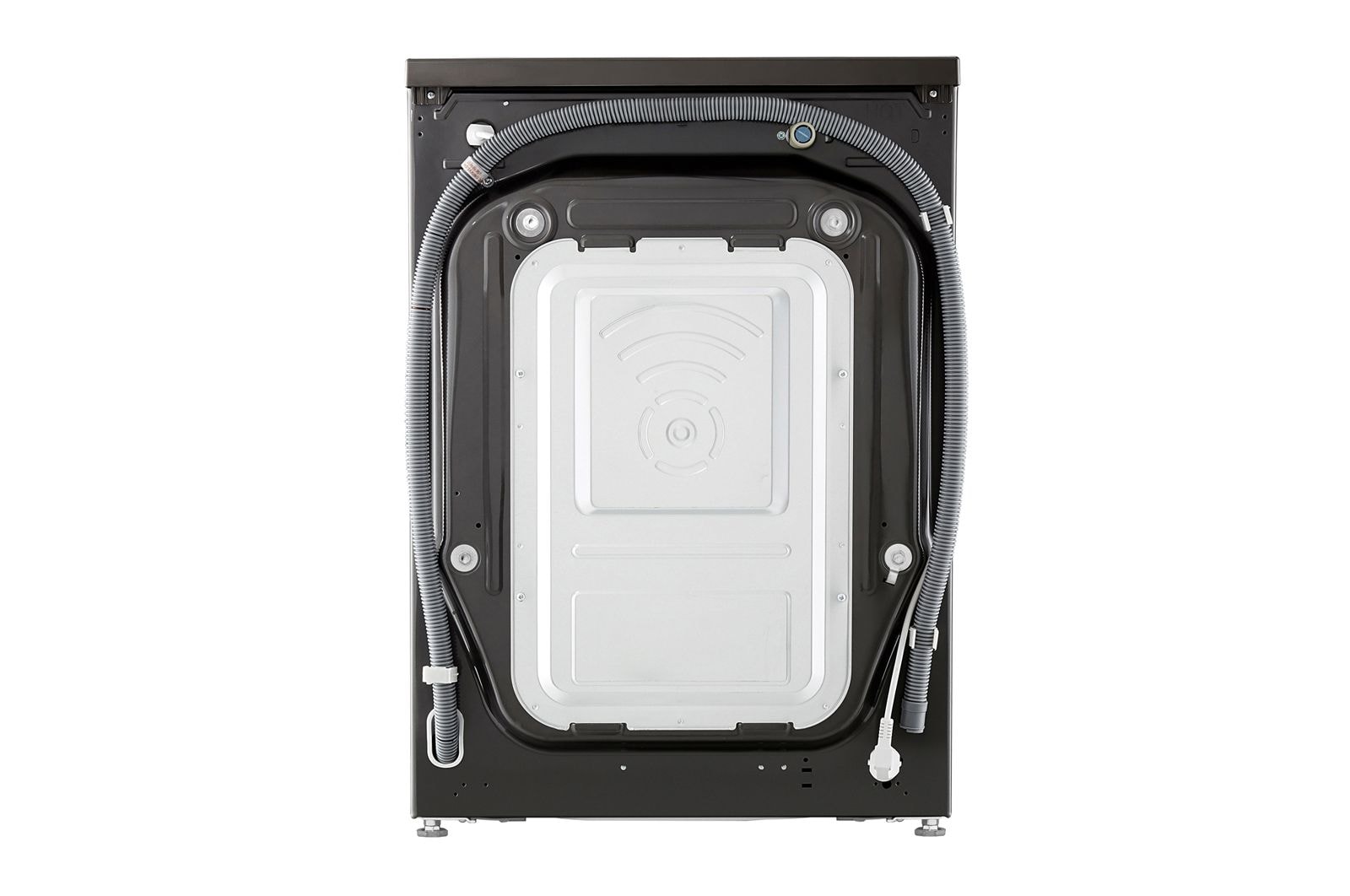 LG 11 kg / 6 kg Kombineret vaskemaskine/tørretumbler(Sort) - Steam, Energiklasse A/D, TurboWash™360, AI DD™, Smart Diagnosis™ med Wi-Fi, P4Y7ERPYZ