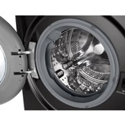 LG 11 kg / 6 kg Kombineret vaskemaskine/tørretumbler(Sort) - Steam, Energiklasse A/D, TurboWash™360, AI DD™, Smart Diagnosis™ med Wi-Fi, P4Y7ERPYZ