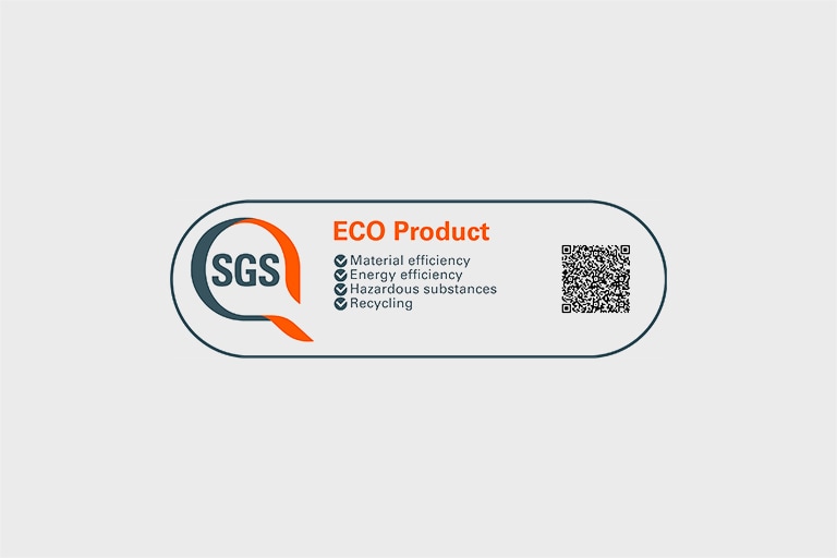 Logo for SGS ECO PRODUCT.