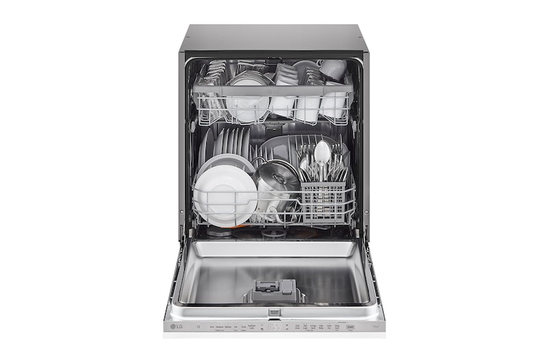 LG QuadWash™ Opvaskemaskine (til indbygget), Energiklasse D og Smart Diagnosis™ med Wi-Fi, DB242TX