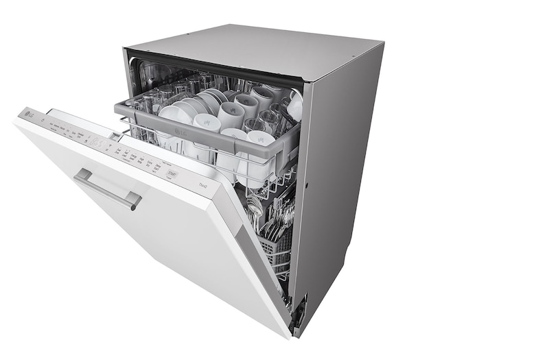 LG QuadWash™ Opvaskemaskine (til indbygget), Energiklasse D og Smart Diagnosis™ med Wi-Fi, DB242TX