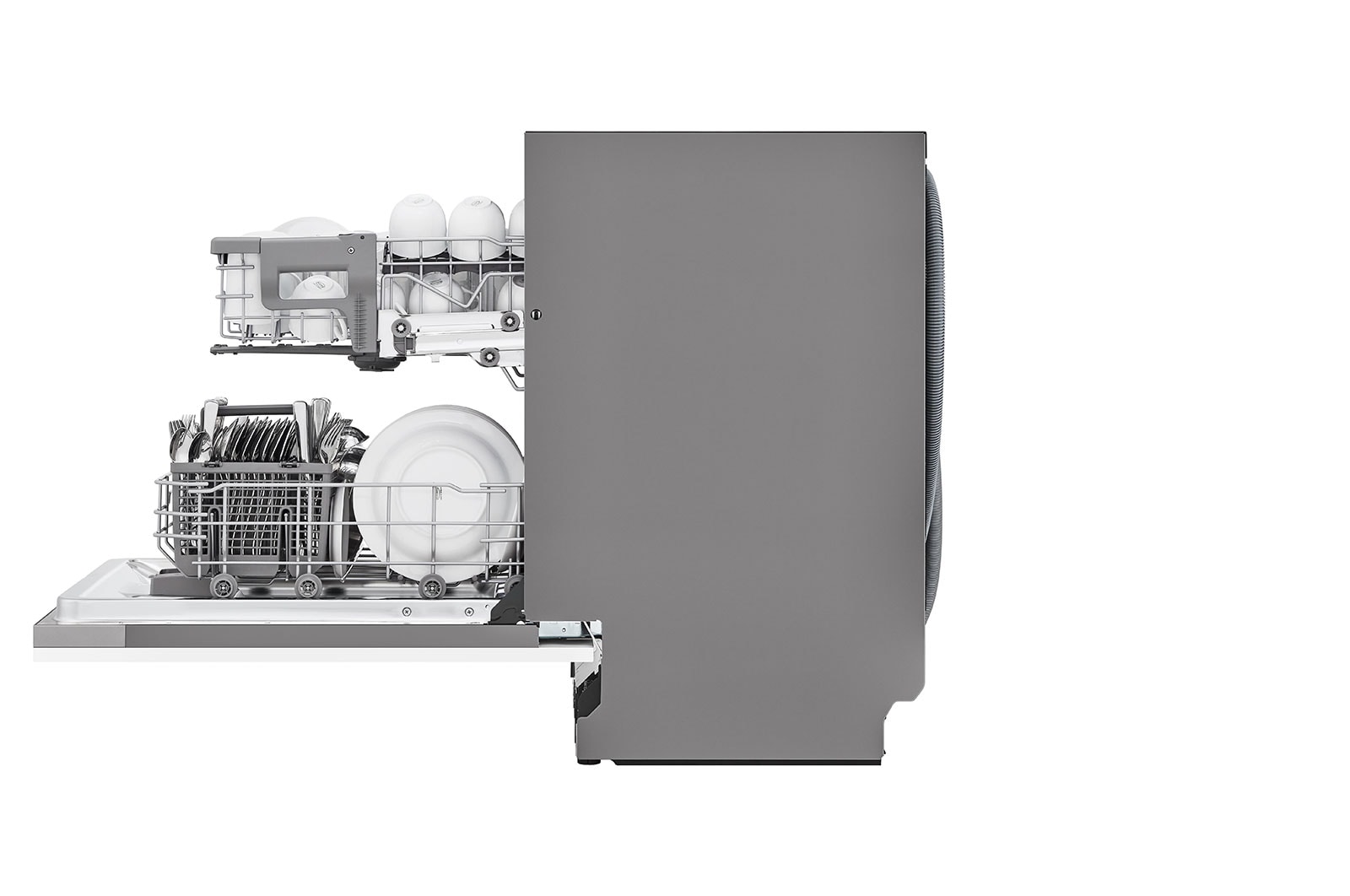 LG QuadWash™ Opvaskemaskine (til indbygget), Energiklasse D og Smart Diagnosis™ med Wi-Fi, DB242TX