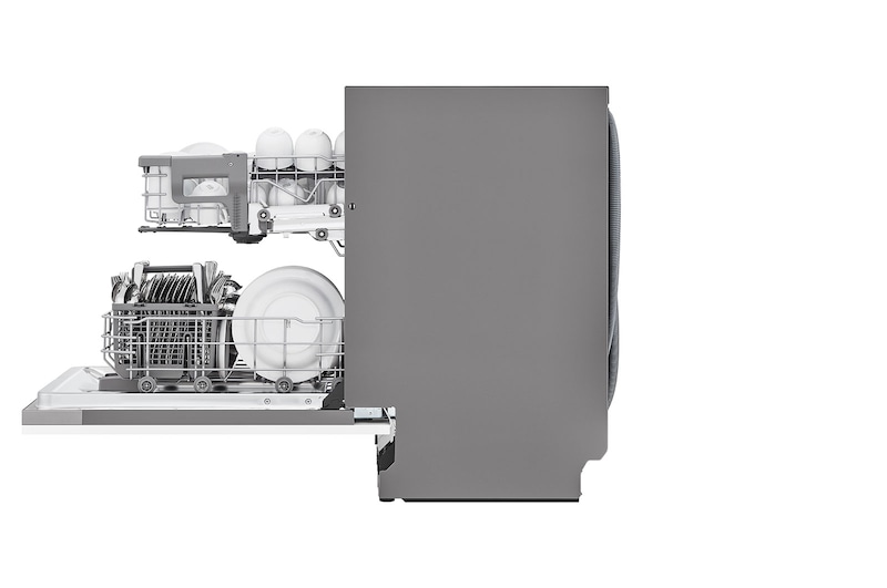 LG QuadWash™ Opvaskemaskine (til indbygget), Energiklasse D og Smart Diagnosis™ med Wi-Fi, DB242TX