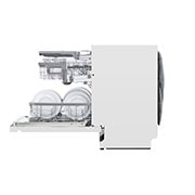 LG QuadWash™ Oppvaskemaskine (Hvid) Energiklasse D, Auto Open Dry-funktion og Smart Diagnosis™ med Wi-Fi, DU325FW