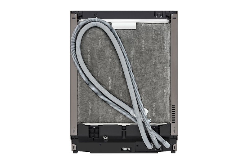 LG QuadWash™ Oppvaskemaskine (Platinum Silver), Energiklasse C, Auto Open Dry-funktion og Smart Diagnosis™ med Wi-Fi, DU355FP