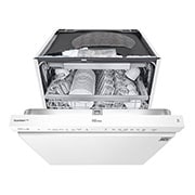 LG QuadWash™ Oppvaskemaskine (Hvid) Energiklasse C, Auto Open Dry-funktion og Smart Diagnosis™ med Wi-Fi, DU355FW