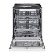 LG QuadWash™ Oppvaskemaskine (Hvid) Energiklasse C, Auto Open Dry-funktion og Smart Diagnosis™ med Wi-Fi, DU355FW