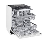 LG QuadWash™ Oppvaskemaskine (Hvid) Energiklasse C, Auto Open Dry-funktion og Smart Diagnosis™ med Wi-Fi, DU355FW