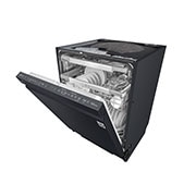 LG QuadWash™ Steam-opvaskemaskine (Matte Black Stainless Steel), Energiklasse C, Auto Open Dry-funktion og Smart Diagnosis™ med Wi-Fi, SDU557HM