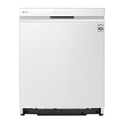 Visning forfra af LG QuadWash ™ Steam-opvaskemaskine (Hvid) Energiklasse C, Auto Open Dry-funktion og Smart Diagnosis™ med Wi-Fi SDU557HW