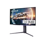 LG 27'' UltraGear™ OLED gamingskærm QHD med 240 Hz opdateringshastighed og en reaktionstid på 0,03 ms (GtG), 27GR95QE-B