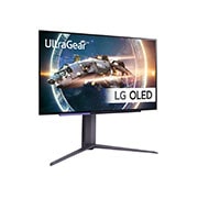 LG 27'' UltraGear™ OLED gamingskærm QHD med 240 Hz opdateringshastighed og en reaktionstid på 0,03 ms (GtG), 27GR95QE-B