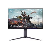 LG 27'' UltraGear™ OLED gamingskærm QHD med 240 Hz opdateringshastighed og en reaktionstid på 0,03 ms (GtG), 27GR95QE-B