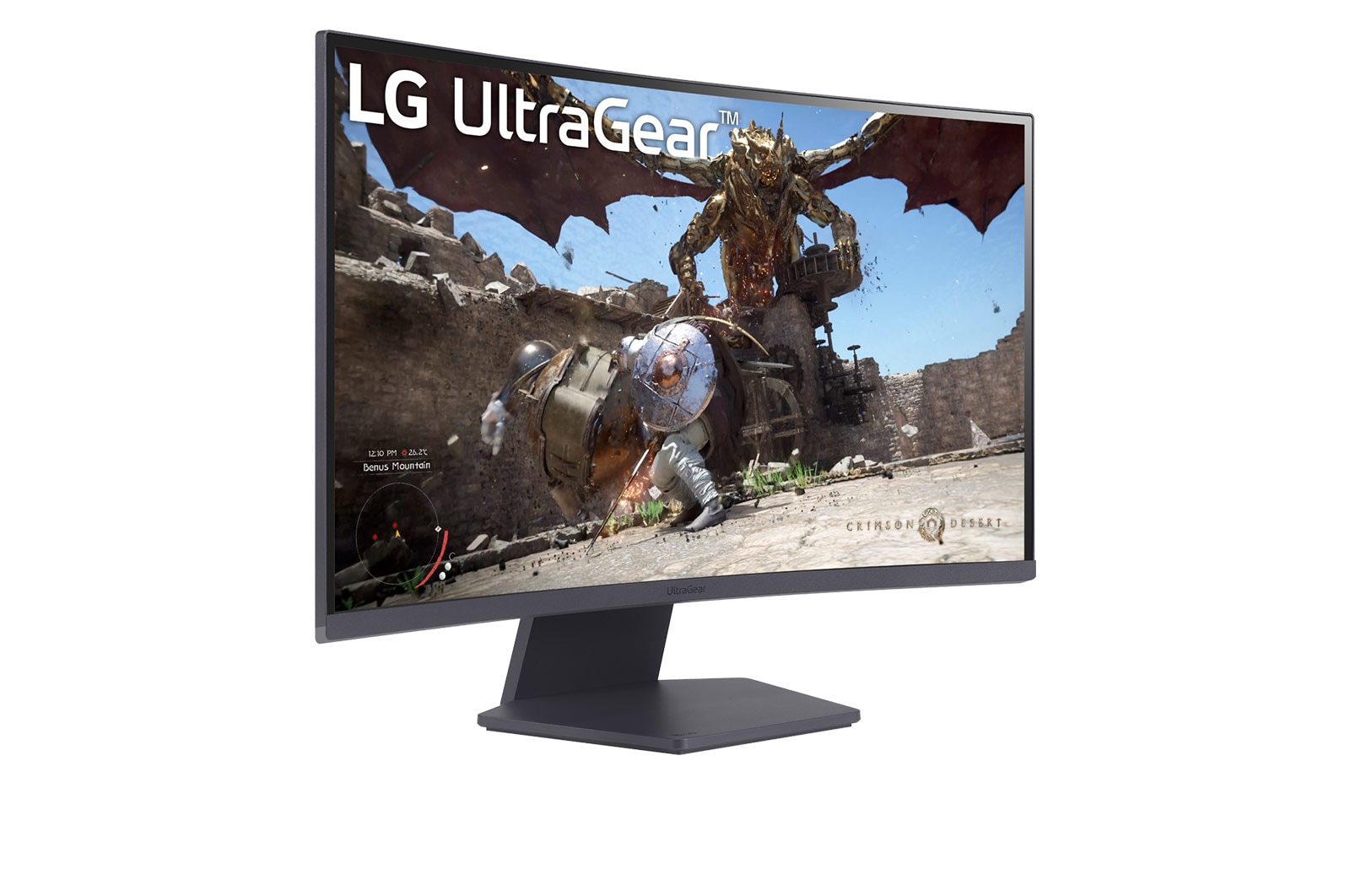 LG 27" UltraGear™ 1000R kurvet gaming-skærm | QHD, 1ms (GtG), 180 Hz, 27GS60QC-B