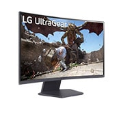 LG 27" UltraGear™ 1000R kurvet gaming-skærm | QHD, 1ms (GtG), 180 Hz, 27GS60QC-B