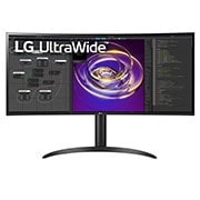 LG 34" Curved UltraWide™ QHD Display / HDR10 / IPS with DCI-P3 95% (Typ.) / MaxxAudio® (7Wx2) / USB Type-C™ / AMD FreeSync™\t, 34WP85CN-B