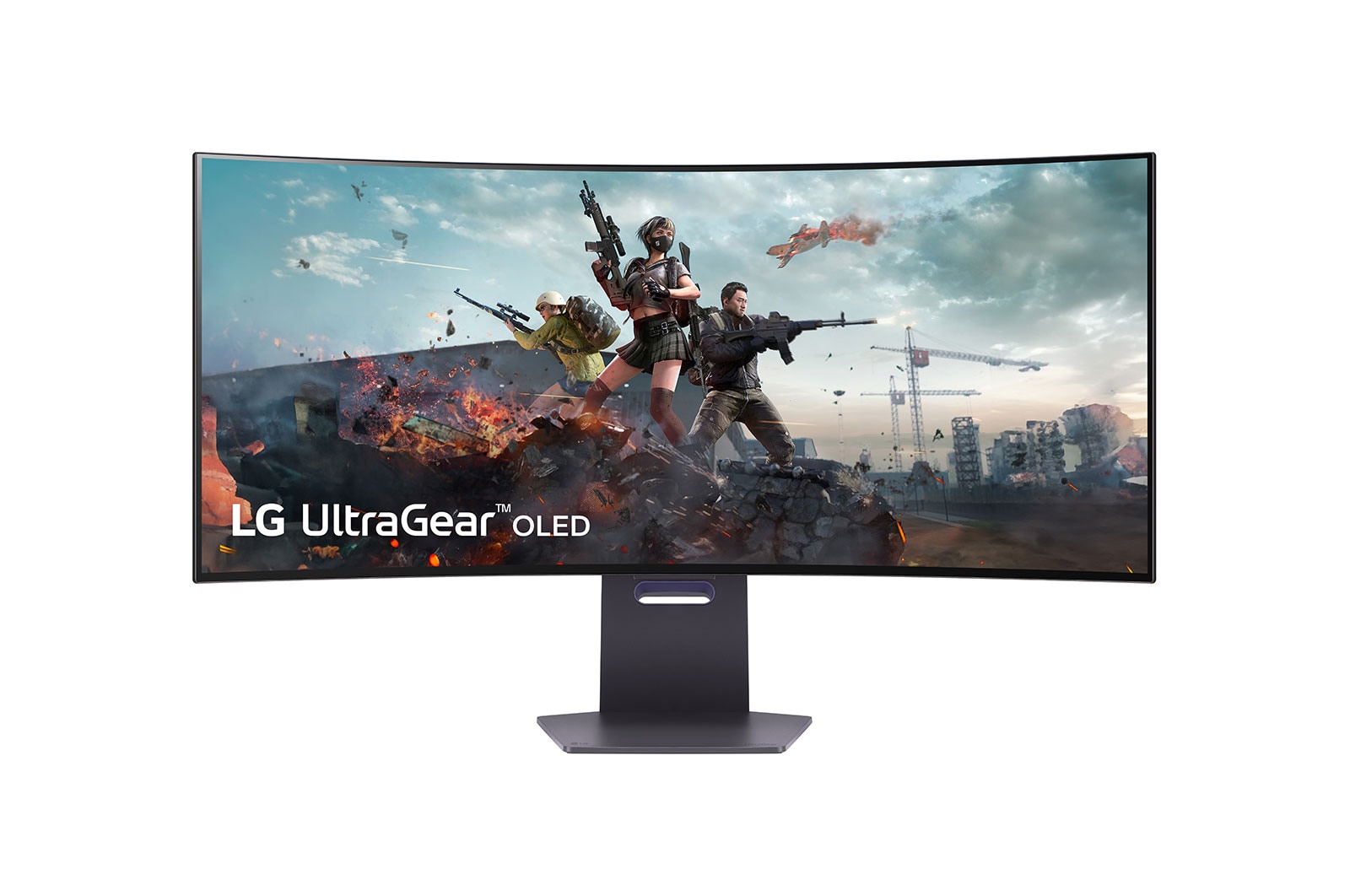 LG 39" UltraGear™ OLED helt ny 800R kurvet gaming-skærm | 21:9 Ultra-WQHD 240 Hz, 0.03ms (GtG), DisplayHDR True Black 400, 39GS95QE-B