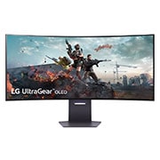 LG 39" UltraGear™ OLED helt ny 800R kurvet gaming-skærm | 21:9 Ultra-WQHD 240 Hz, 0.03ms (GtG), DisplayHDR True Black 400, 39GS95QE-B