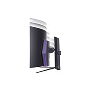 LG 45'' UltraGear™ OLED buet gamingskærm WQHD med 240 Hz opdateringshastighed og en reaktionstid på 0,03 ms (GtG), 45GR95QE-B