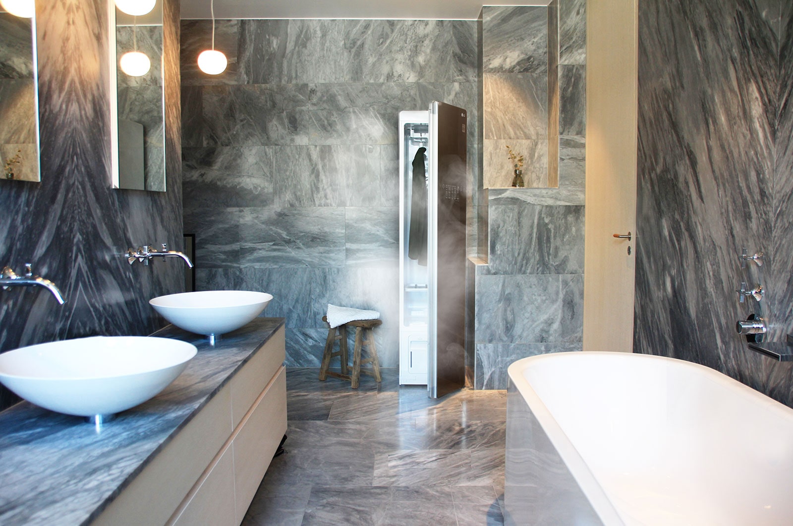 LG Styler - Nyt brun stylingskab med damp og wifi, til dig der elsker din garderobe!, S3RF